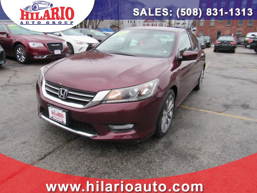 2013 Honda Accord Sdn 4dr I4 CVT Sport, available for sale in Worcester, Massachusetts | Hilario's Auto Sales Inc.. Worcester, Massachusetts