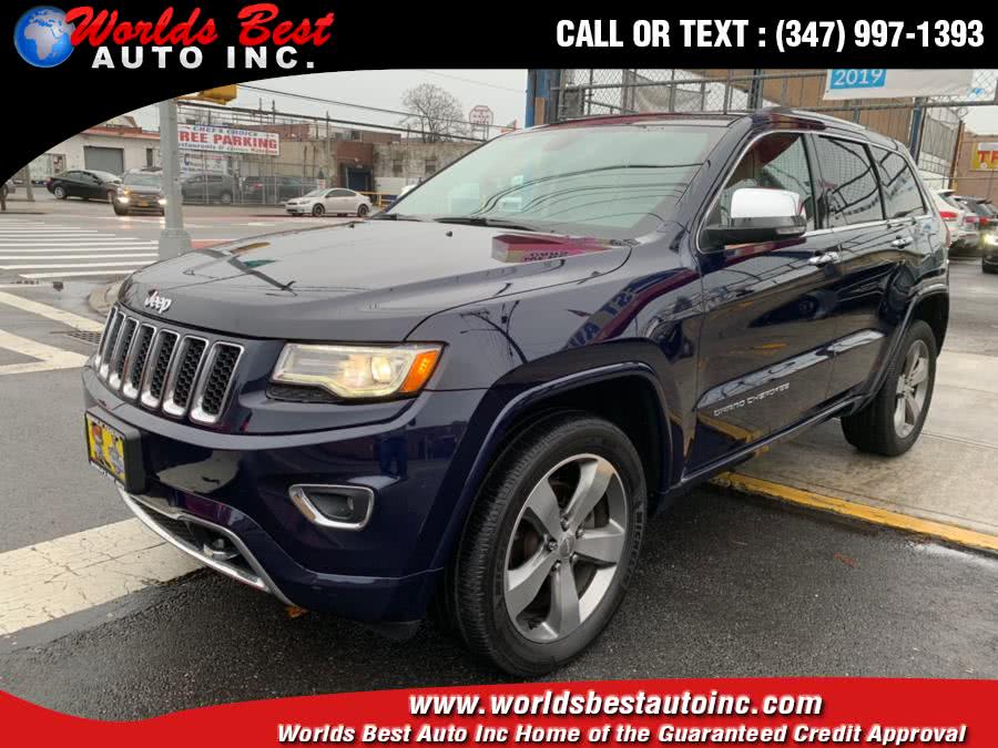 2014 Jeep Grand Cherokee 4WD 4dr Overland, available for sale in Brooklyn, New York | Worlds Best Auto Inc. Brooklyn, New York