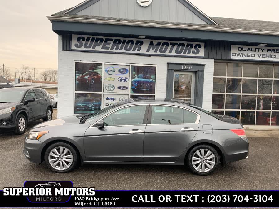 2012 Honda Accord Sdn EX-L 4dr V6 Auto EX-L, available for sale in Milford, Connecticut | Superior Motors LLC. Milford, Connecticut