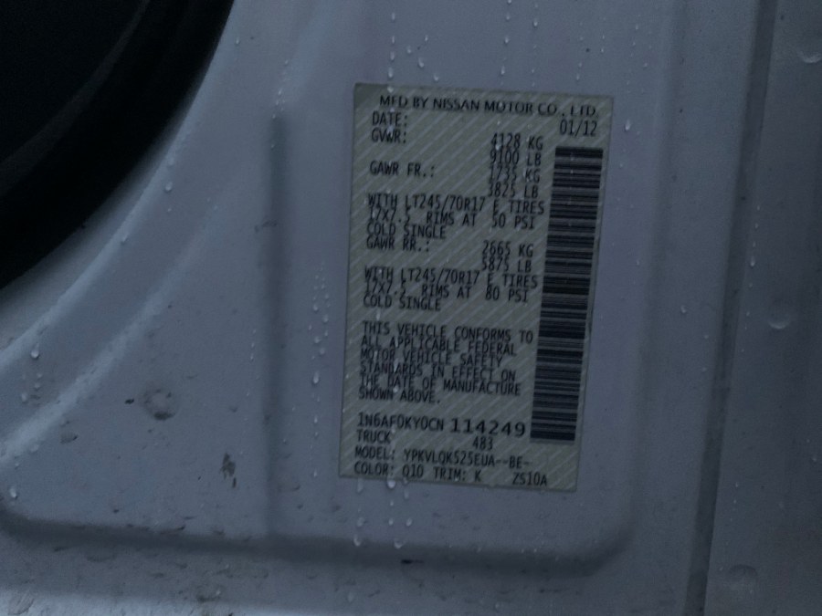 Used Nissan NV Standard Roof 2500 V8 S 2012 | White Glove Auto Leasing Inc. Huntington, New York Used Nissan NV Standard Roof 2500 V8 S 2012 | White Glove Auto Leasing Inc. Huntington, New York