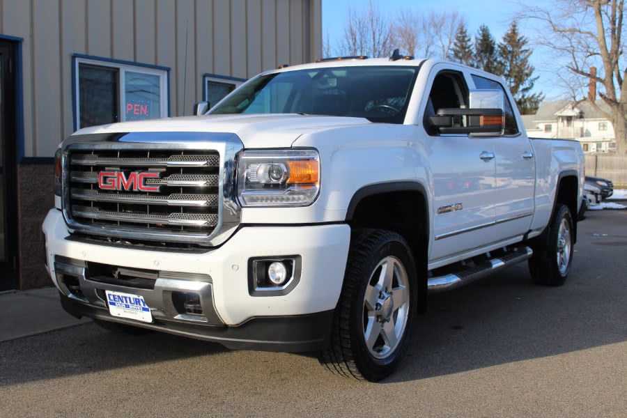 2015 GMC Sierra 2500HD available WiFi 4WD Crew Cab 153.7" SLT, available for sale in East Windsor, Connecticut | Century Auto And Truck. East Windsor, Connecticut