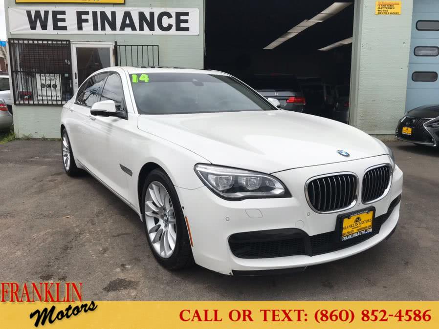 2014 BMW 7 Series 4dr Sdn 750Li RWD, available for sale in Hartford, Connecticut | Franklin Motors Auto Sales LLC. Hartford, Connecticut