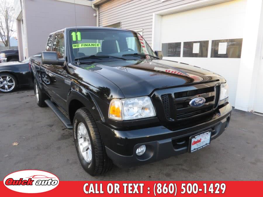 2011 Ford Ranger 4WD 4dr SuperCab 126" Sport, available for sale in Bristol, Connecticut | Quick Auto LLC. Bristol, Connecticut