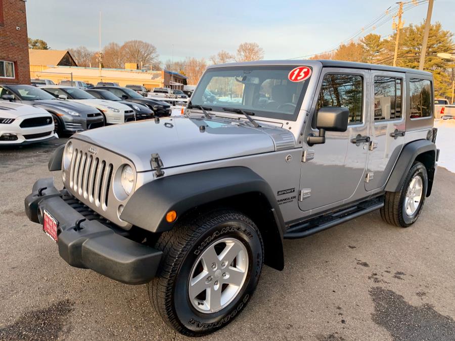 2015 Jeep Wrangler Unlimited 4WD 4dr Sport, available for sale in South Windsor, Connecticut | Mike And Tony Auto Sales, Inc. South Windsor, Connecticut