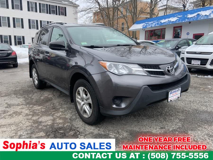 2013 Toyota RAV4 AWD 4dr LE (Natl), available for sale in Worcester, Massachusetts | Sophia's Auto Sales Inc. Worcester, Massachusetts