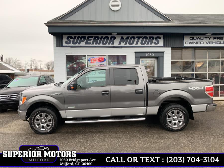 2012 Ford F-150 SUPERCREW 4WD SuperCrew 145" XLT, available for sale in Milford, Connecticut | Superior Motors LLC. Milford, Connecticut