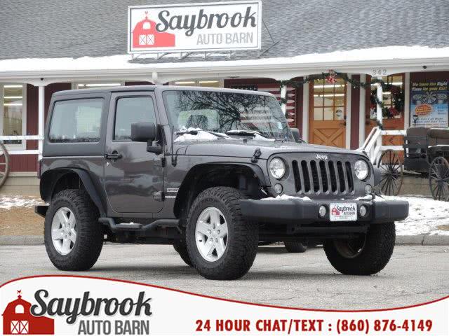 2016 Jeep Wrangler 4WD 2dr Sport, available for sale in Old Saybrook, Connecticut | Saybrook Auto Barn. Old Saybrook, Connecticut