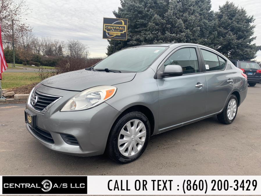 2012 Nissan Versa 4dr Sdn CVT 1.6 S, available for sale in East Windsor, Connecticut | Central A/S LLC. East Windsor, Connecticut