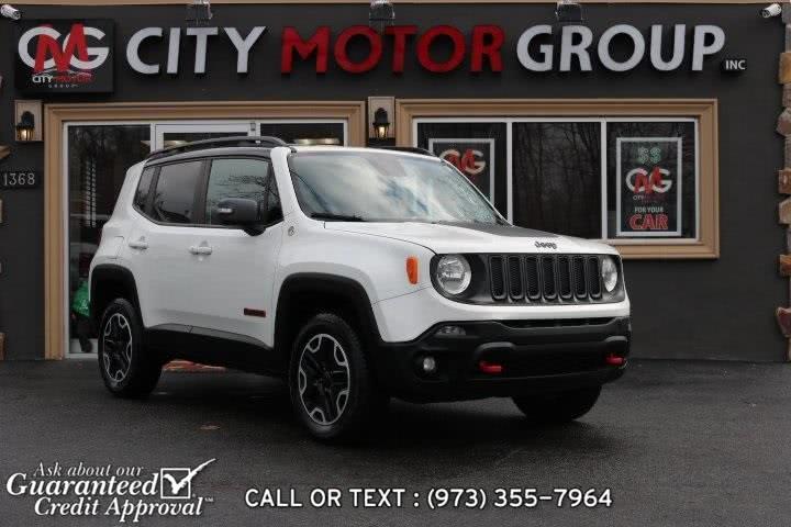 2016 Jeep Renegade Trailhawk, available for sale in Haskell, New Jersey | City Motor Group Inc.. Haskell, New Jersey
