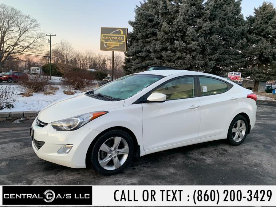 2013 Hyundai Elantra 4dr Sdn Auto GLS, available for sale in East Windsor, Connecticut | Central A/S LLC. East Windsor, Connecticut