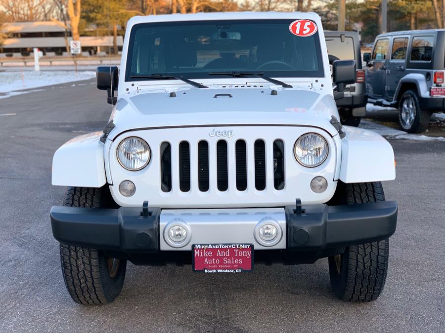 2015 Jeep Wrangler Unlimited 4WD 4dr Sahara, available for sale in South Windsor, Connecticut | Mike And Tony Auto Sales, Inc. South Windsor, Connecticut 2015 Jeep Wrangler Unlimited 4WD 4dr Sahara, available for sale in South Windsor, Connecticut | Mike And Tony Auto Sales, Inc. South Windsor, Connecticut