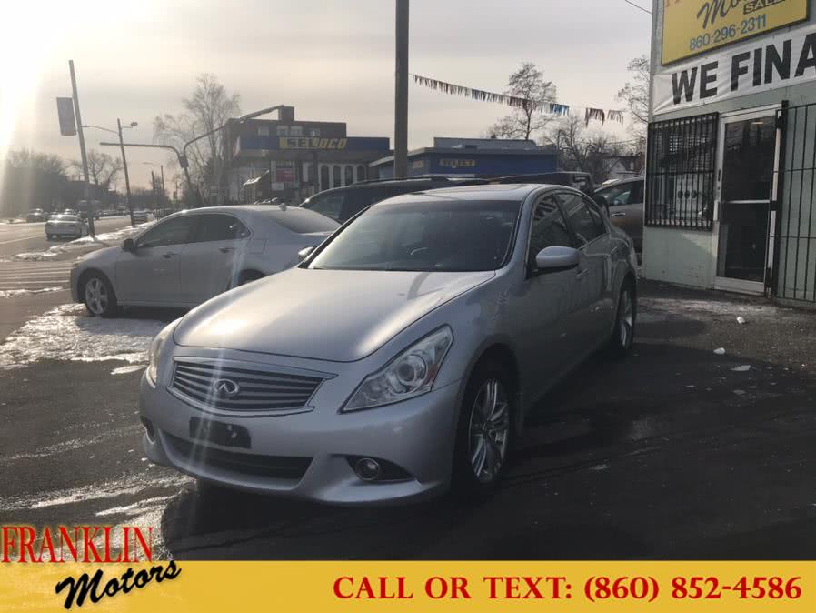 2011 Infiniti G37 Sedan 4dr x AWD, available for sale in Hartford, Connecticut | Franklin Motors Auto Sales LLC. Hartford, Connecticut