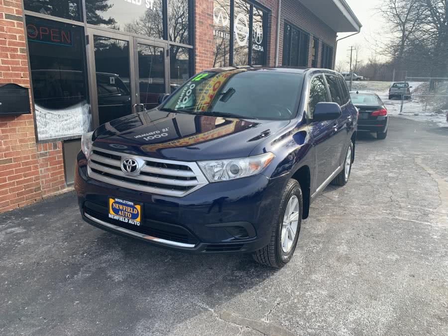 2012 Toyota Highlander FWD 4dr V6 SE (Natl), available for sale in Middletown, Connecticut | Newfield Auto Sales. Middletown, Connecticut