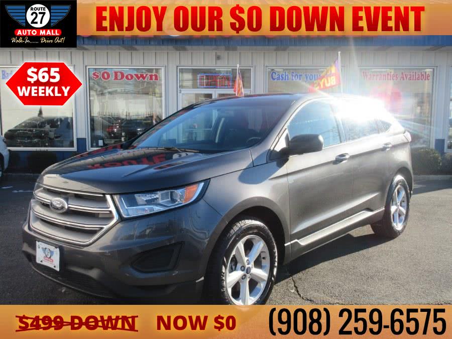 2017 Ford Edge SE FWD, available for sale in Linden, New Jersey | Route 27 Auto Mall. Linden, New Jersey 2017 Ford Edge SE FWD, available for sale in Linden, New Jersey | Route 27 Auto Mall. Linden, New Jersey