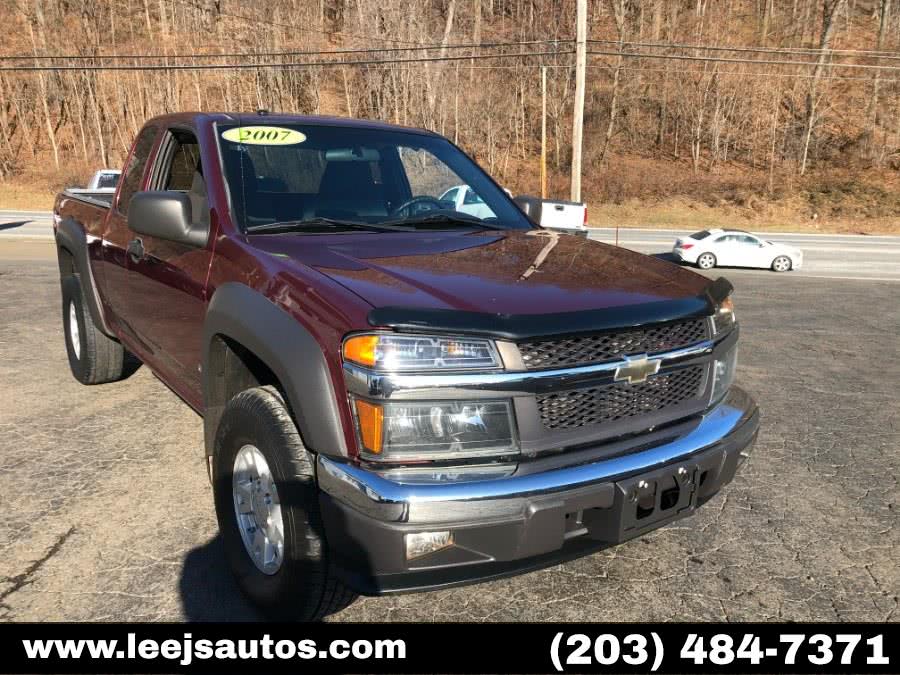 2007 Chevrolet Colorado 4WD Ext Cab 125.9" LT w/1LT, available for sale in North Branford, Connecticut | LeeJ's Auto Sales & Service. North Branford, Connecticut