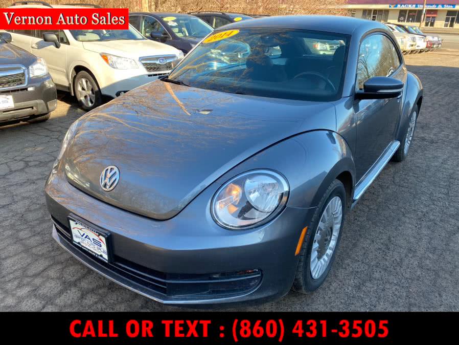 2014 Volkswagen Beetle Coupe 2dr Auto 1.8T PZEV, available for sale in Manchester, Connecticut | Vernon Auto Sale & Service. Manchester, Connecticut