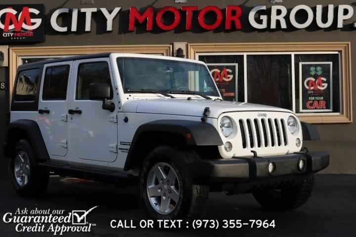 2015 Jeep Wrangler Unlimited Sport, available for sale in Haskell, New Jersey | City Motor Group Inc.. Haskell, New Jersey