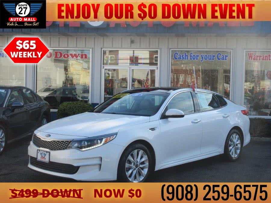Used Kia Optima 4dr Sdn EX 2016 | Route 27 Auto Mall. Linden, New Jersey Used Kia Optima 4dr Sdn EX 2016 | Route 27 Auto Mall. Linden, New Jersey