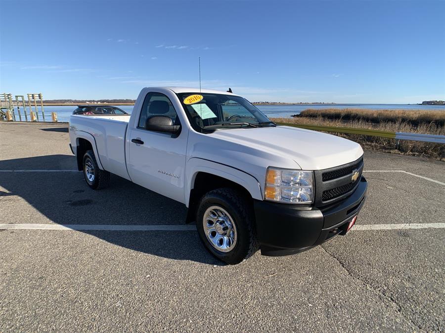 2010 Chevrolet Silverado 1500 4WD Reg Cab 133.0" Work Truck, available for sale in Stratford, Connecticut | Wiz Leasing Inc. Stratford, Connecticut