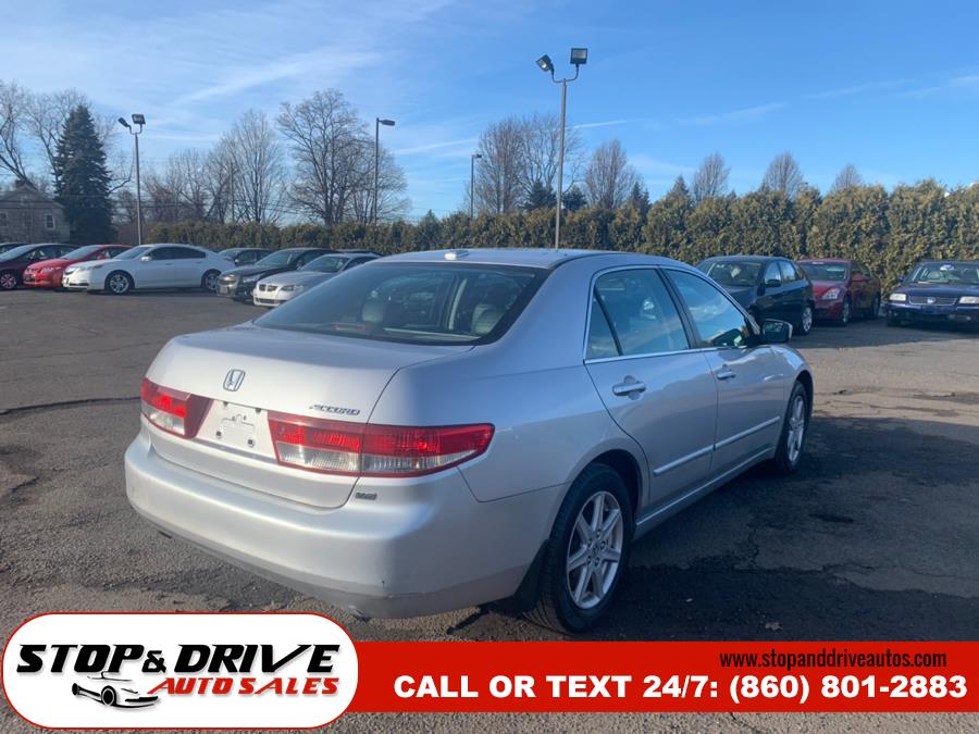 2004 Honda Accord Sdn EX Auto V6 ULEV w/Leather/XM, available for sale in East Windsor, Connecticut | Stop & Drive Auto Sales. East Windsor, Connecticut 2004 Honda Accord Sdn EX Auto V6 ULEV w/Leather/XM, available for sale in East Windsor, Connecticut | Stop & Drive Auto Sales. East Windsor, Connecticut