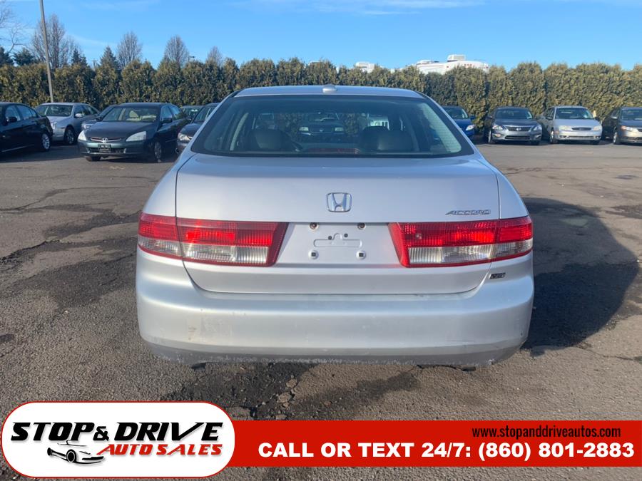 2004 Honda Accord Sdn EX Auto V6 ULEV w/Leather/XM, available for sale in East Windsor, Connecticut | Stop & Drive Auto Sales. East Windsor, Connecticut 2004 Honda Accord Sdn EX Auto V6 ULEV w/Leather/XM, available for sale in East Windsor, Connecticut | Stop & Drive Auto Sales. East Windsor, Connecticut