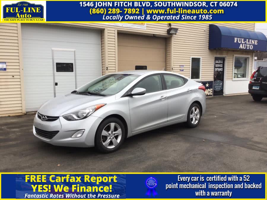 2013 Hyundai Elantra 4dr Sdn Auto GLS, available for sale in South Windsor , Connecticut | Ful-line Auto LLC. South Windsor , Connecticut