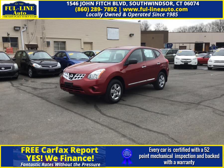 2012 Nissan Rogue AWD 4dr SV, available for sale in South Windsor , Connecticut | Ful-line Auto LLC. South Windsor , Connecticut
