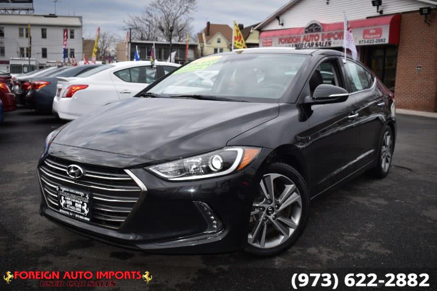 2017 Hyundai Elantra limited, available for sale in Irvington, New Jersey | Foreign Auto Imports. Irvington, New Jersey