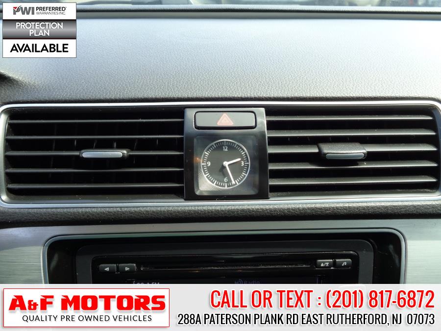 2013 Volkswagen Passat 4dr Sdn 2.5L Auto SE PZEV, available for sale in East Rutherford, New Jersey | A&F Motors LLC. East Rutherford, New Jersey 2013 Volkswagen Passat 4dr Sdn 2.5L Auto SE PZEV, available for sale in East Rutherford, New Jersey | A&F Motors LLC. East Rutherford, New Jersey