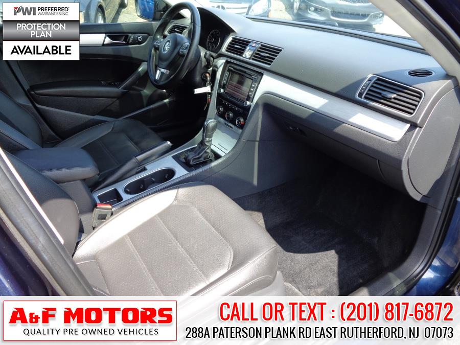 2013 Volkswagen Passat 4dr Sdn 2.5L Auto SE PZEV, available for sale in East Rutherford, New Jersey | A&F Motors LLC. East Rutherford, New Jersey 2013 Volkswagen Passat 4dr Sdn 2.5L Auto SE PZEV, available for sale in East Rutherford, New Jersey | A&F Motors LLC. East Rutherford, New Jersey