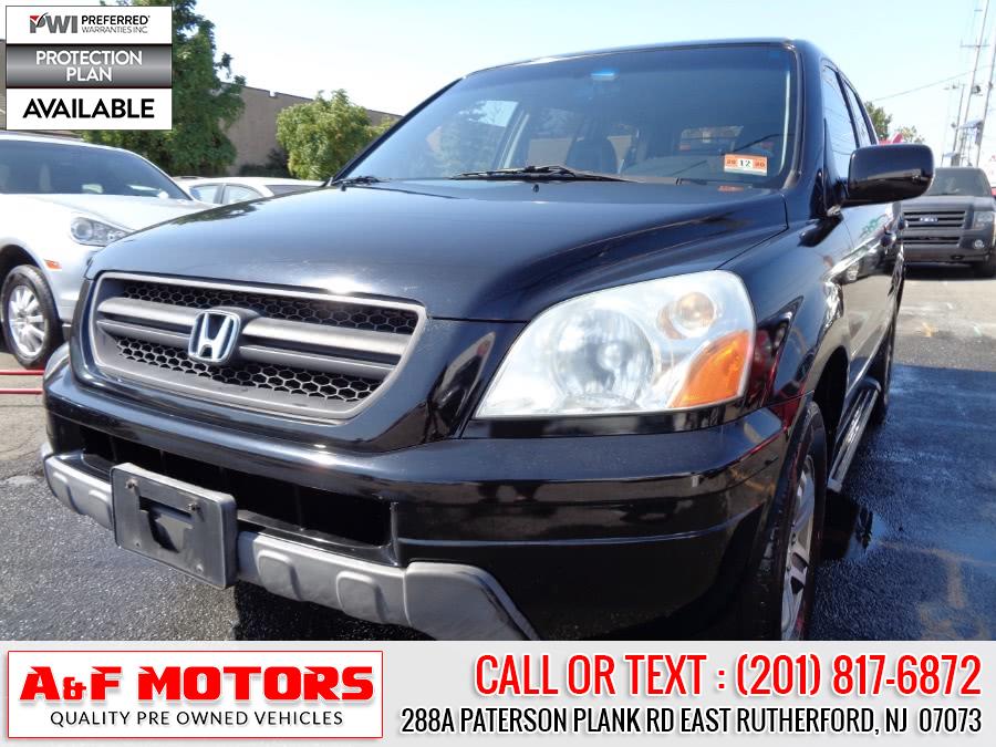 2004 Honda Pilot 4WD EX Auto w/Leather/Nav, available for sale in East Rutherford, New Jersey | A&F Motors LLC. East Rutherford, New Jersey
