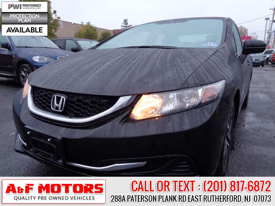 2014 Honda Civic Sedan 4dr CVT EX, available for sale in East Rutherford, New Jersey | A&F Motors LLC. East Rutherford, New Jersey