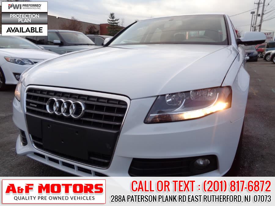 2012 Audi A4 4dr Sdn Auto quattro 2.0T Premium, available for sale in East Rutherford, New Jersey | A&F Motors LLC. East Rutherford, New Jersey