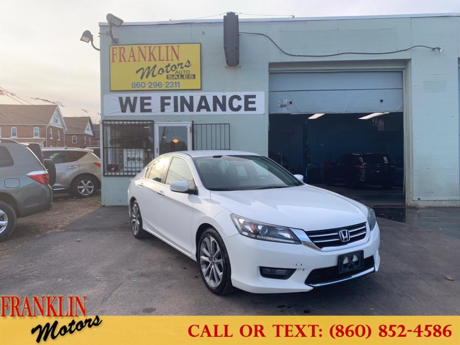 2014 Honda Accord Sedan 4dr I4 CVT Sport, available for sale in Hartford, Connecticut | Franklin Motors Auto Sales LLC. Hartford, Connecticut 2014 Honda Accord Sedan 4dr I4 CVT Sport, available for sale in Hartford, Connecticut | Franklin Motors Auto Sales LLC. Hartford, Connecticut