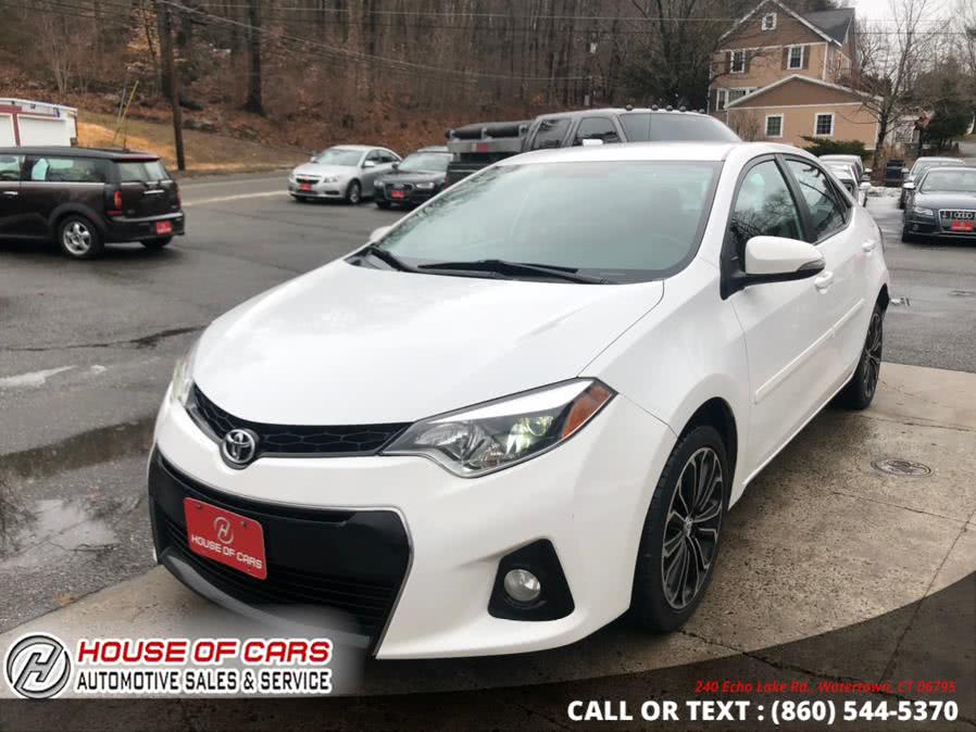 2014 Toyota Corolla 4dr Sdn Man S Plus (Natl), available for sale in Waterbury, Connecticut | House of Cars LLC. Waterbury, Connecticut