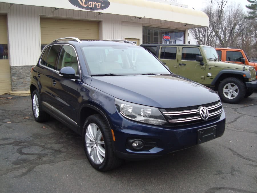 2012 Volkswagen Tiguan 4WD 4dr Auto SE w/Sunroof & Nav, available for sale in Manchester, Connecticut | Yara Motors. Manchester, Connecticut 2012 Volkswagen Tiguan 4WD 4dr Auto SE w/Sunroof & Nav, available for sale in Manchester, Connecticut | Yara Motors. Manchester, Connecticut
