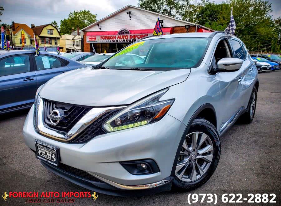 2018 Nissan Murano AWD SV, available for sale in Irvington, New Jersey | Foreign Auto Imports. Irvington, New Jersey