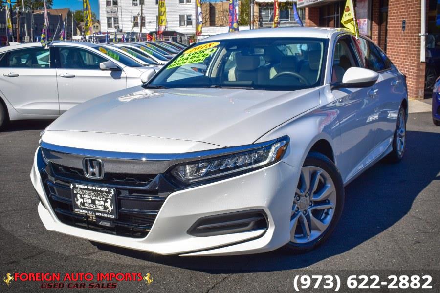 2018 Honda Accord Sedan LX 1.5T CVT, available for sale in Irvington, New Jersey | Foreign Auto Imports. Irvington, New Jersey