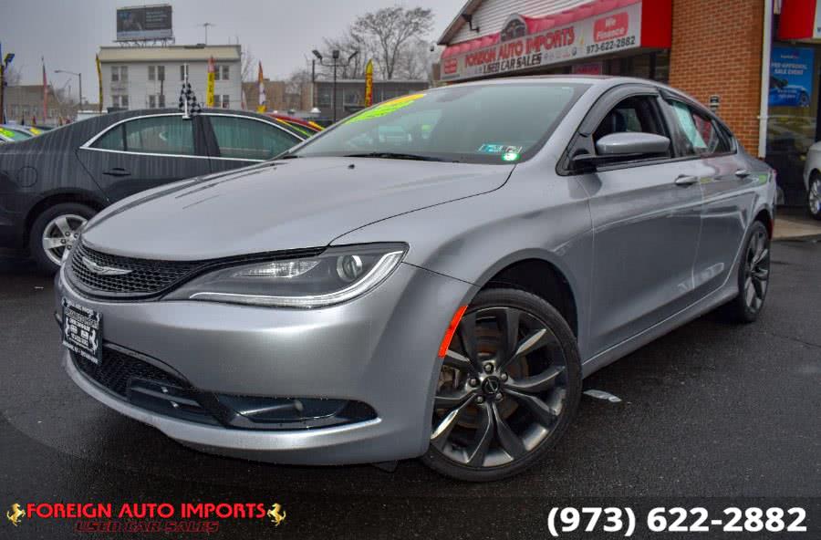 2016 Chrysler 200 4dr Sdn S FWD, available for sale in Irvington, New Jersey | Foreign Auto Imports. Irvington, New Jersey
