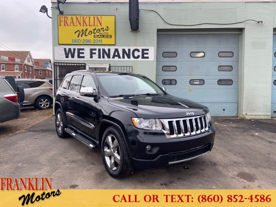2012 Jeep Grand Cherokee RWD 4drSUV 8G Overland, available for sale in Hartford, Connecticut | Franklin Motors Auto Sales LLC. Hartford, Connecticut