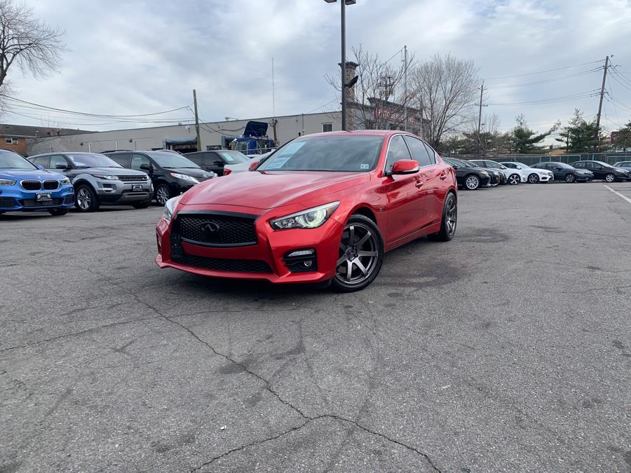 2017 INFINITI Q50 Red Sport 400 AWD, available for sale in Lodi, New Jersey | European Auto Expo. Lodi, New Jersey
