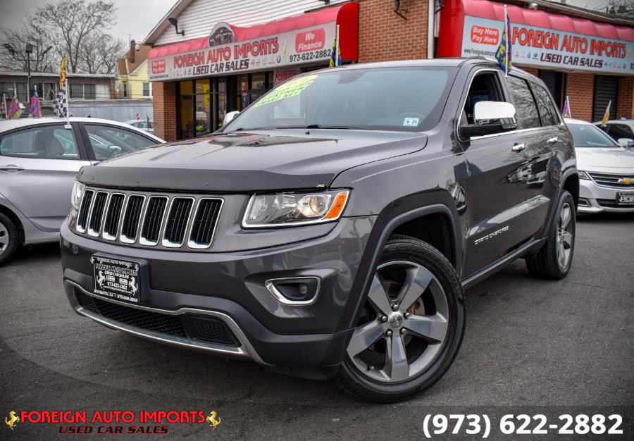 2016 Jeep Grand Cherokee 4WD 4dr Limited, available for sale in Irvington, New Jersey | Foreign Auto Imports. Irvington, New Jersey