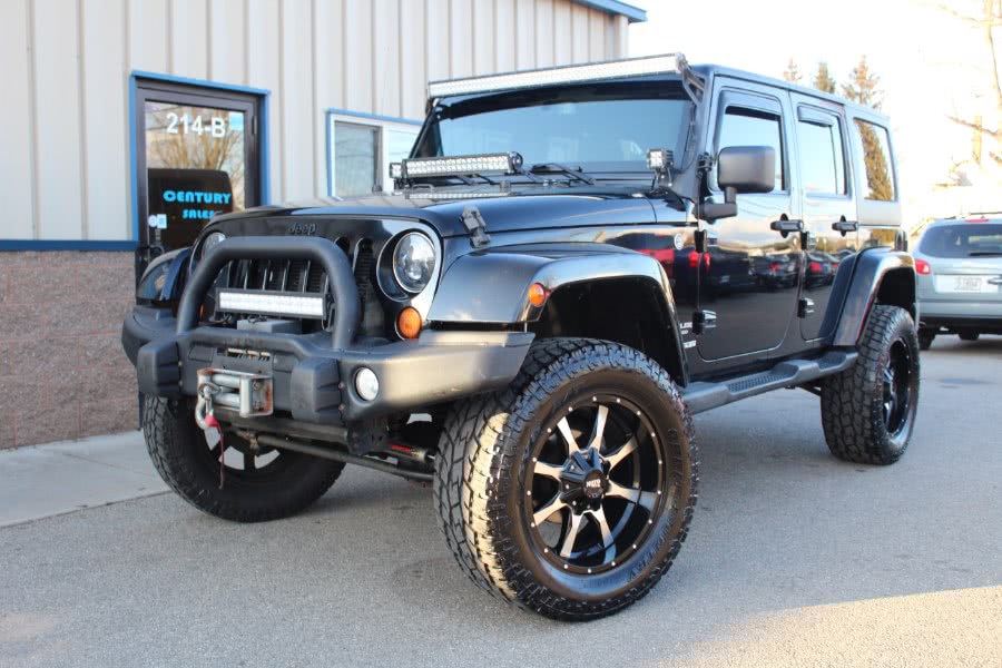 2013 Jeep Wrangler Unlimited 4WD 4dr Sahara, available for sale in East Windsor, Connecticut | Century Auto And Truck. East Windsor, Connecticut