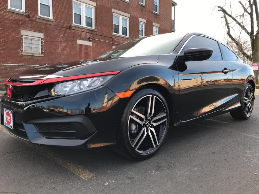 2018 Honda Civic Coupe LX CVT, available for sale in Hartford, Connecticut | Lex Autos LLC. Hartford, Connecticut