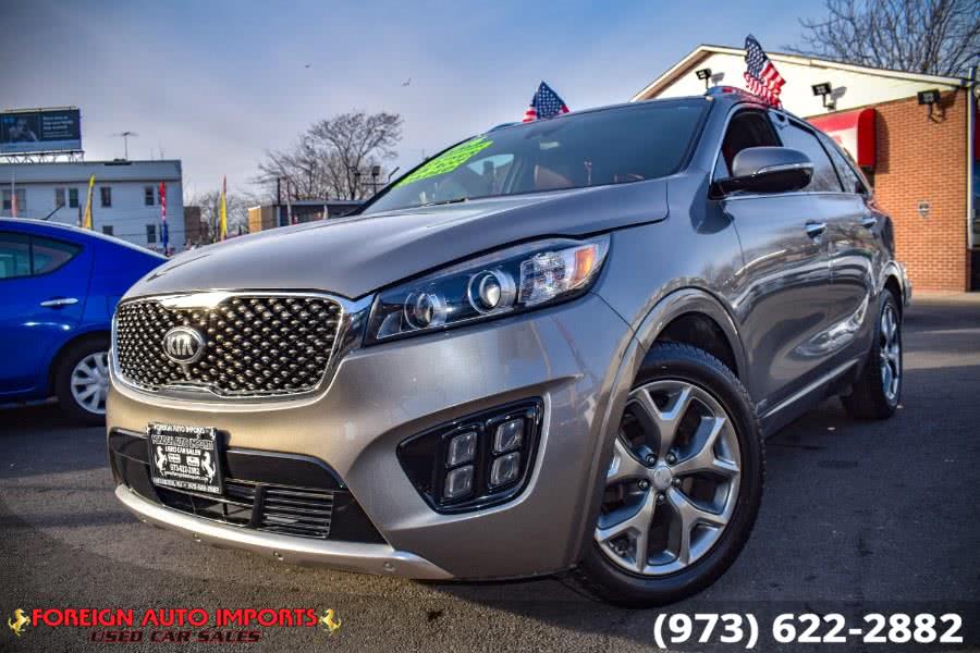 2016 Kia Sorento AWD 4dr 2.0T SXL, available for sale in Irvington, New Jersey | Foreign Auto Imports. Irvington, New Jersey