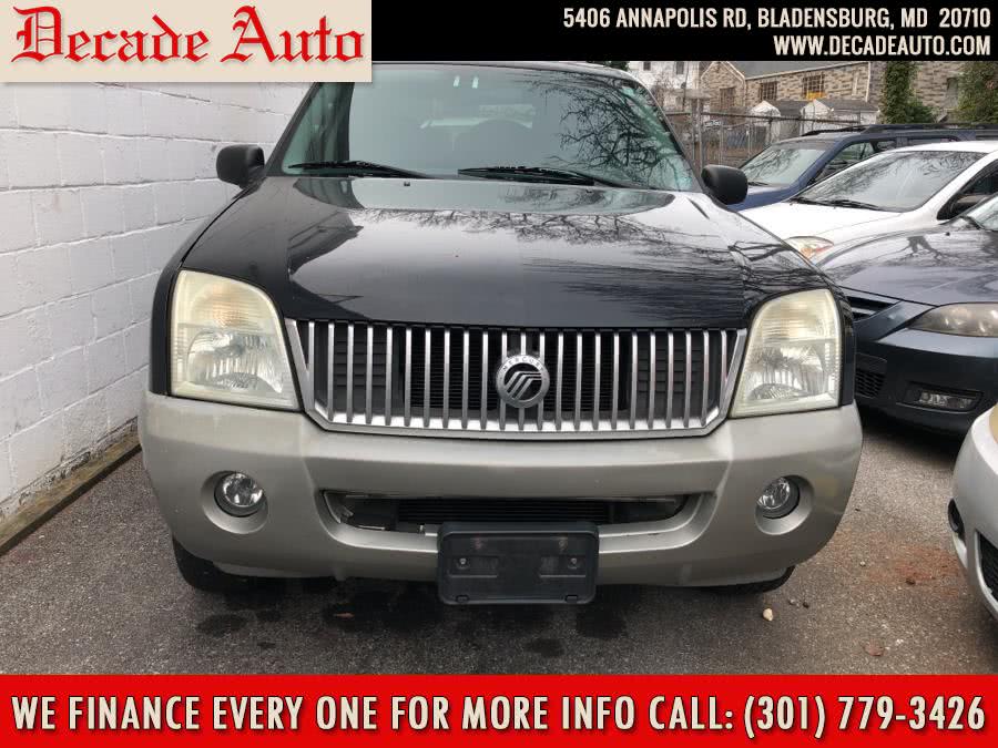2004 Mercury Mountaineer 4dr 114" WB Premier w/4.6L AWD, available for sale in Bladensburg, Maryland | Decade Auto. Bladensburg, Maryland
