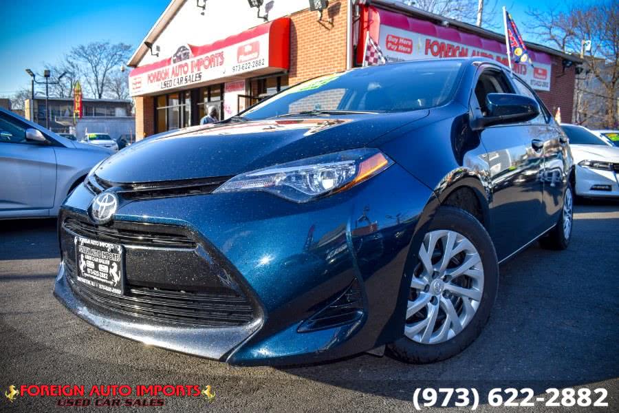 2018 Toyota Corolla LE CVT (Natl), available for sale in Irvington, New Jersey | Foreign Auto Imports. Irvington, New Jersey
