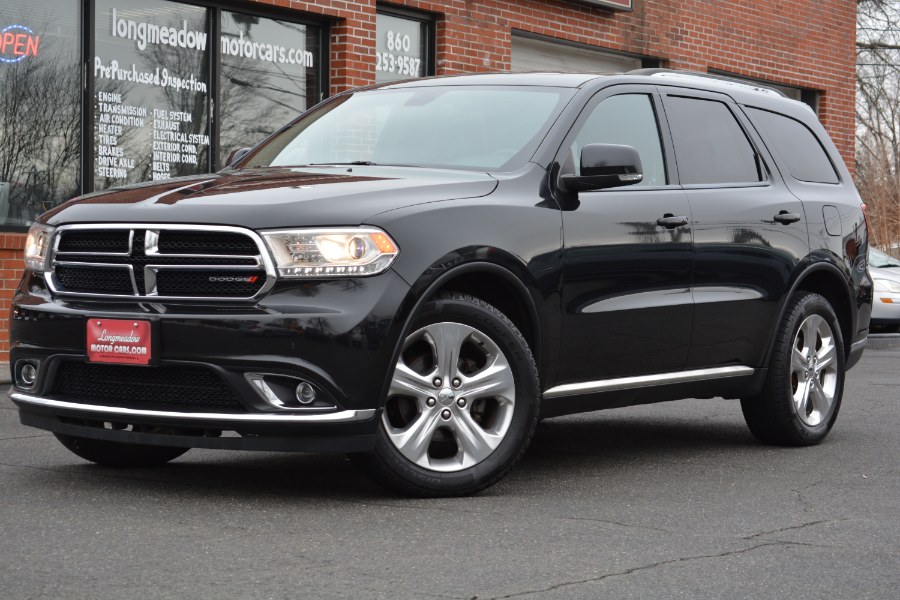 2014 Dodge Durango AWD 4dr Limited, available for sale in ENFIELD, Connecticut | Longmeadow Motor Cars. ENFIELD, Connecticut
