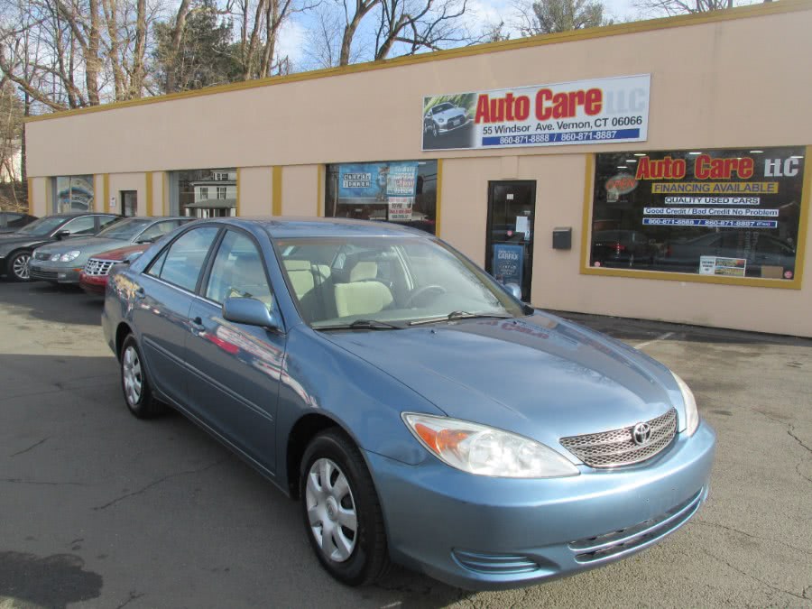 2004 Toyota Camry 4dr Sdn LE Auto (Natl), available for sale in Vernon , Connecticut | Auto Care Motors. Vernon , Connecticut