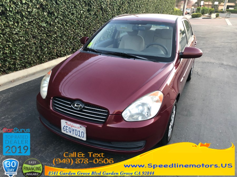 2008 Hyundai Accent 4dr Sdn Auto GLS, available for sale in Garden Grove, California | Speedline Motors. Garden Grove, California